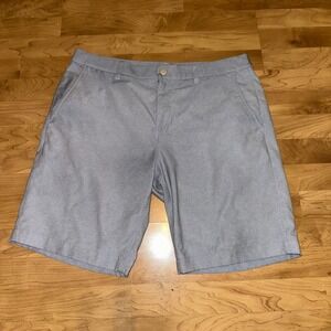 Bonobos Golf Shorts Heathered blue Tech Lightweight 10" Inseam‎ Size 36